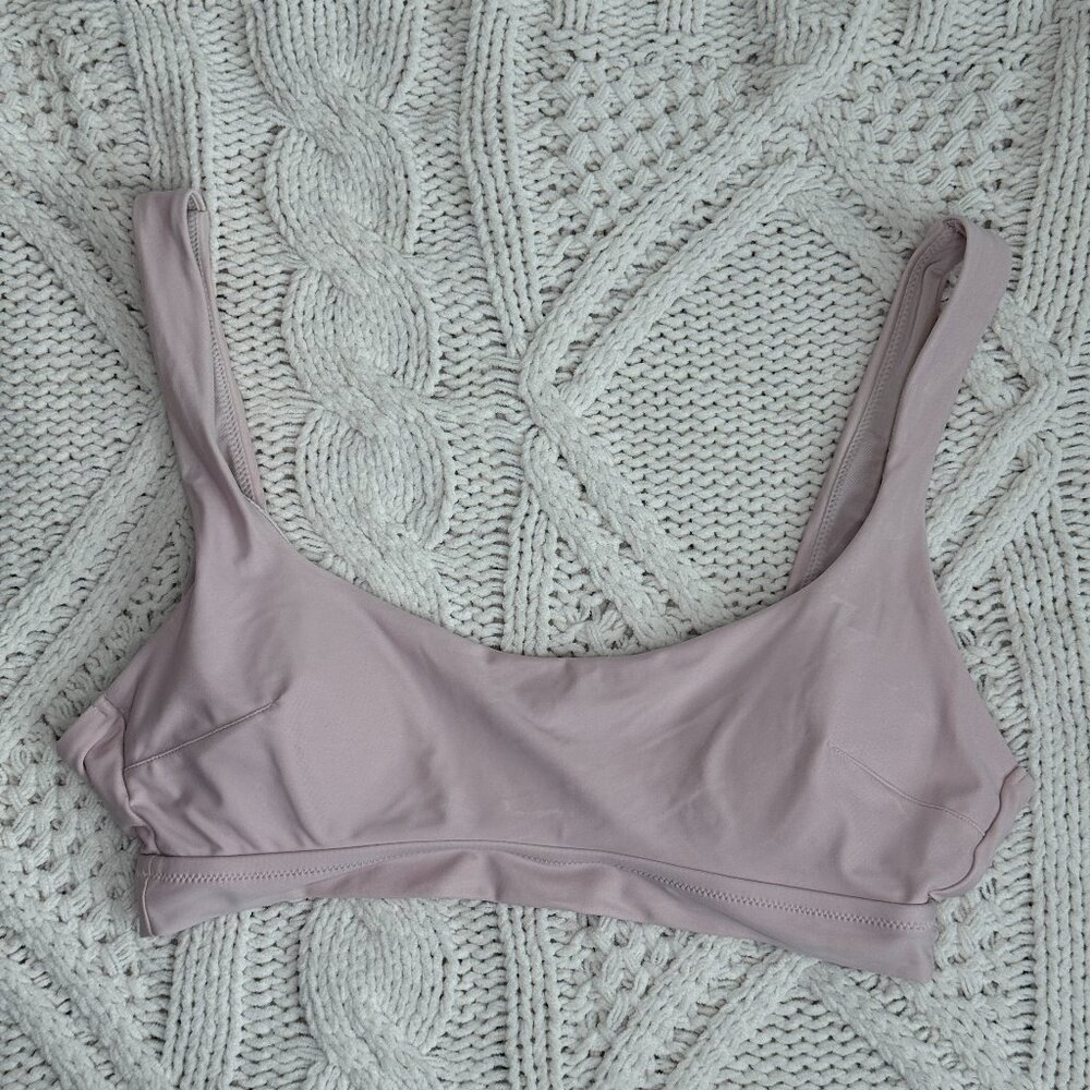 Aerie Lilac Scoop Bikini Top